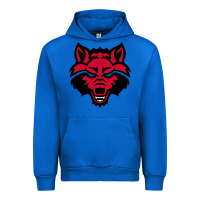 Cobalt DEVIL - RED WOLVES FOOTBALL SOCCER STATE MEN Urban Hoodie - linhVisuals