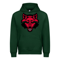 Forest Green DEVIL - RED WOLVES FOOTBALL SOCCER STATE MEN Urban Hoodie - linhVisuals