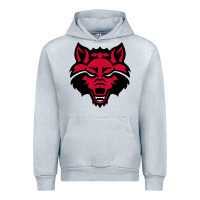 Heather Grey DEVIL - RED WOLVES FOOTBALL SOCCER STATE MEN Urban Hoodie - linhVisuals
