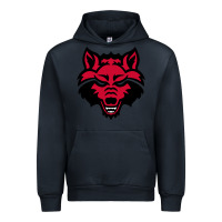 Navy DEVIL - RED WOLVES FOOTBALL SOCCER STATE MEN Urban Hoodie - linhVisuals