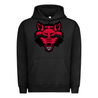 Pigment Black DEVIL - RED WOLVES FOOTBALL SOCCER STATE MEN Urban Hoodie - linhVisuals