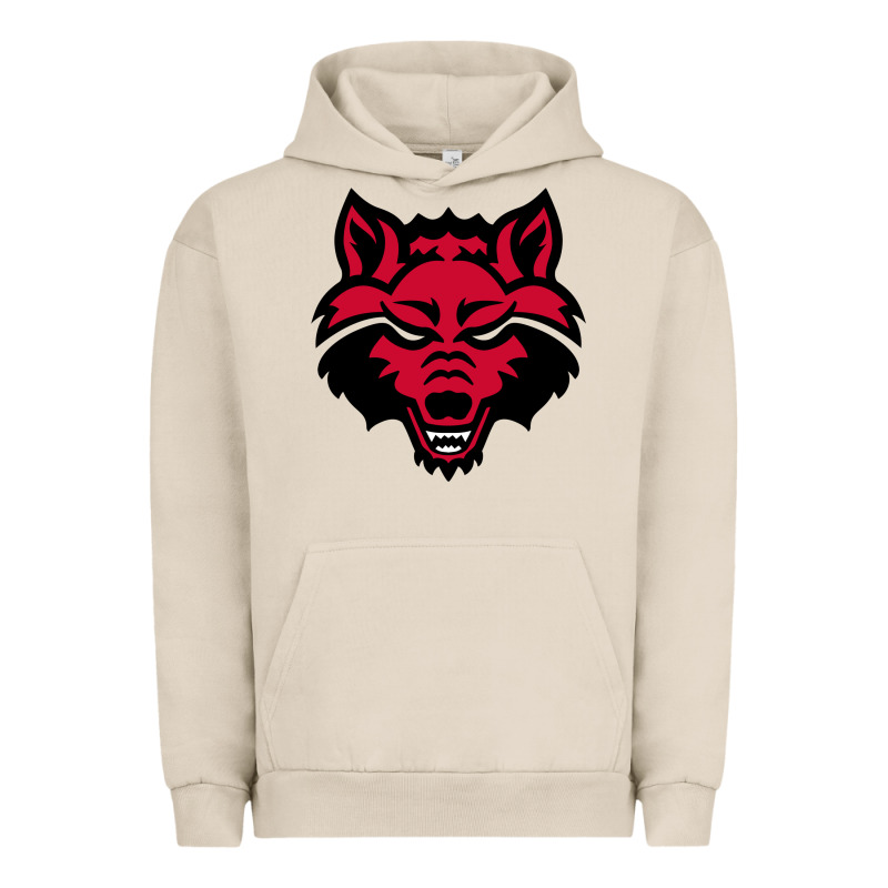 Devil - Red Wolves Football Soccer State Men Urban Hoodie by linhVisuals | Teevron