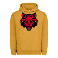 Pigment Peanut Butter DEVIL - RED WOLVES FOOTBALL SOCCER STATE MEN Urban Hoodie - linhVisuals