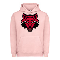 Pigment Salmon DEVIL - RED WOLVES FOOTBALL SOCCER STATE MEN Urban Hoodie - linhVisuals