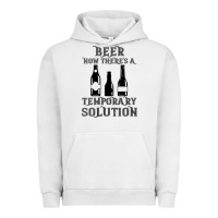 Pigment Lunar Rock womens funny beer now there's a temporary solution drinking design v n Urban Hoodie - linhVisuals