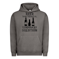 Pigment Tornado womens funny beer now there's a temporary solution drinking design v n Urban Hoodie - linhVisuals