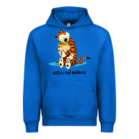 Cobalt newcalvin and hobbes [tyellow] Urban Hoodie - linhVisuals