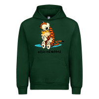 Forest Green newcalvin and hobbes [tyellow] Urban Hoodie - linhVisuals