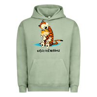 Pigment Oil Green newcalvin and hobbes [tyellow] Urban Hoodie - linhVisuals