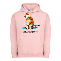 Pigment Salmon newcalvin and hobbes [tyellow] Urban Hoodie - linhVisuals