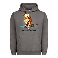 Pigment Tornado newcalvin and hobbes [tyellow] Urban Hoodie - linhVisuals