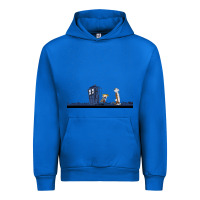 Cobalt newcalvin and hobbes night star tardis Urban Hoodie - linhVisuals