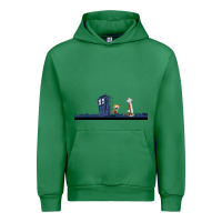 Emerald newcalvin and hobbes night star tardis Urban Hoodie - linhVisuals