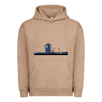 Pigment Burro newcalvin and hobbes night star tardis Urban Hoodie - linhVisuals