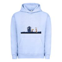 Pigment Grape Ice newcalvin and hobbes night star tardis Urban Hoodie - linhVisuals