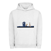 Pigment Lunar Rock newcalvin and hobbes night star tardis Urban Hoodie - linhVisuals