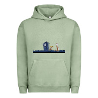 Pigment Oil Green newcalvin and hobbes night star tardis Urban Hoodie - linhVisuals
