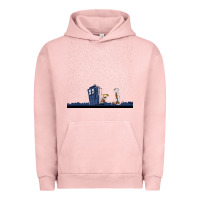 Pigment Salmon newcalvin and hobbes night star tardis Urban Hoodie - linhVisuals