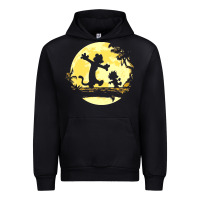 Black newcalvin and hobbes no worries Urban Hoodie - linhVisuals