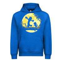 Cobalt newcalvin and hobbes no worries Urban Hoodie - linhVisuals