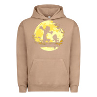 Pigment Burro newcalvin and hobbes no worries Urban Hoodie - linhVisuals
