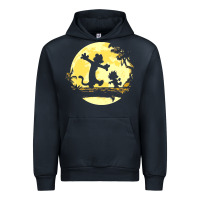Navy newcalvin and hobbes no worries Urban Hoodie - linhVisuals