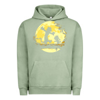 Pigment Oil Green newcalvin and hobbes no worries Urban Hoodie - linhVisuals