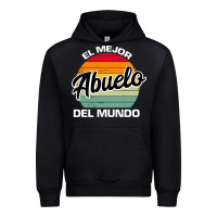 Black el mejor abuelo del mundo grandfather sweatshirt Urban Hoodie - linhVisuals