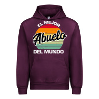 Mauve Wine el mejor abuelo del mundo grandfather sweatshirt Urban Hoodie - linhVisuals