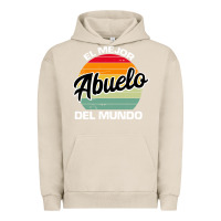 Pigment French Oak el mejor abuelo del mundo grandfather sweatshirt Urban Hoodie - linhVisuals