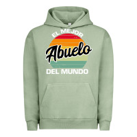 Pigment Oil Green el mejor abuelo del mundo grandfather sweatshirt Urban Hoodie - linhVisuals