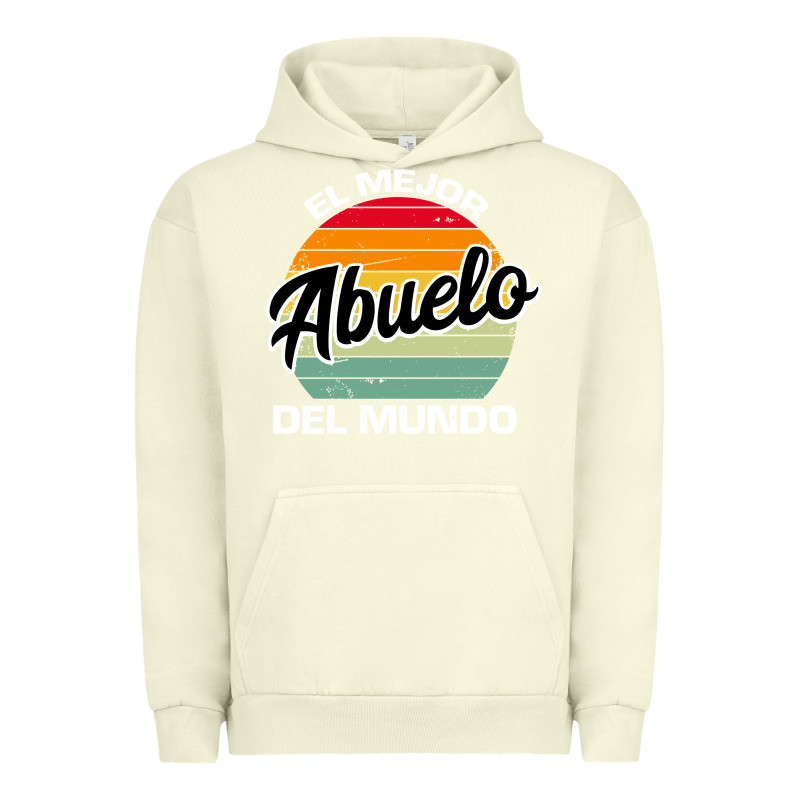 El Mejor Abuelo Del Mundo Grandfather Sweatshirt Urban Hoodie by linhVisuals | Teevron