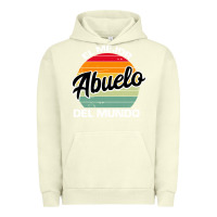 Pigment Pistachio el mejor abuelo del mundo grandfather sweatshirt Urban Hoodie - linhVisuals