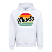 White el mejor abuelo del mundo grandfather sweatshirt Urban Hoodie - linhVisuals