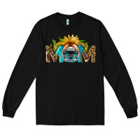 Black football mom Long Sleeve Tee - BundleAndBundleShop