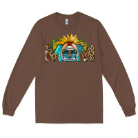 Chestnut football mom Long Sleeve Tee - BundleAndBundleShop