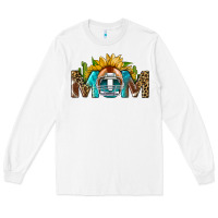 White football mom Long Sleeve Tee - BundleAndBundleShop