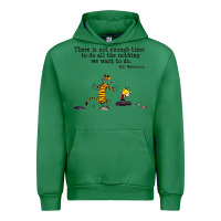 Emerald newcalvin and hobbes quote 10 Urban Hoodie - linhVisuals