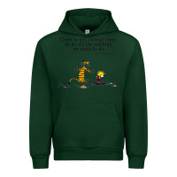 Forest Green newcalvin and hobbes quote 10 Urban Hoodie - linhVisuals