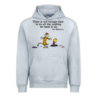 Heather Grey newcalvin and hobbes quote 10 Urban Hoodie - linhVisuals
