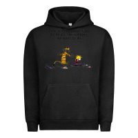 Pigment Black newcalvin and hobbes quote 10 Urban Hoodie - linhVisuals
