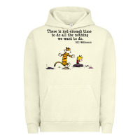 Pigment Pistachio newcalvin and hobbes quote 10 Urban Hoodie - linhVisuals