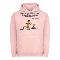 Pigment Salmon newcalvin and hobbes quote 10 Urban Hoodie - linhVisuals