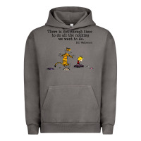 Pigment Tornado newcalvin and hobbes quote 10 Urban Hoodie - linhVisuals