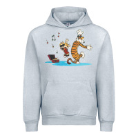 Heather Grey newcalvin and hobbes sing 09 Urban Hoodie - linhVisuals