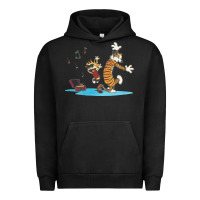 Pigment Black newcalvin and hobbes sing 09 Urban Hoodie - linhVisuals