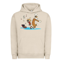 Pigment French Oak newcalvin and hobbes sing 09 Urban Hoodie - linhVisuals