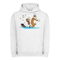 Pigment Lunar Rock newcalvin and hobbes sing 09 Urban Hoodie - linhVisuals