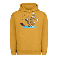 Pigment Peanut Butter newcalvin and hobbes sing 09 Urban Hoodie - linhVisuals