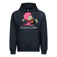 Navy newcalvin and hobbes stupendous man Urban Hoodie - linhVisuals